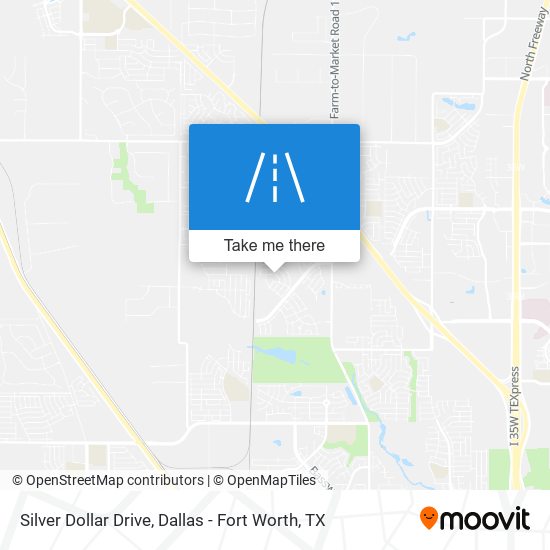 Silver Dollar Drive map