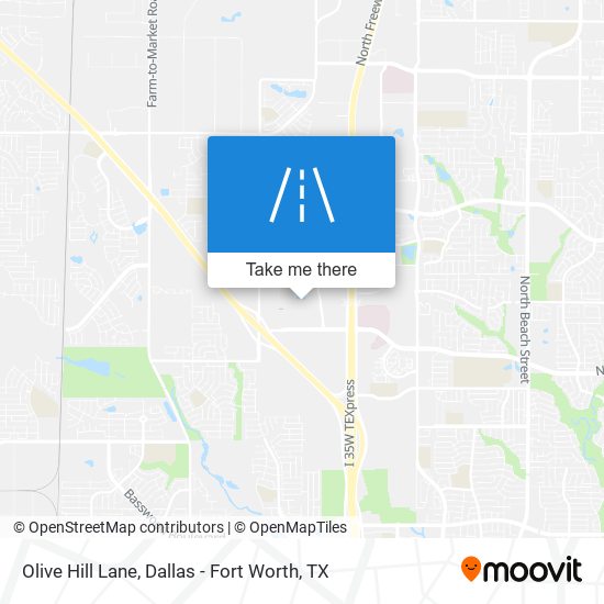 Olive Hill Lane map