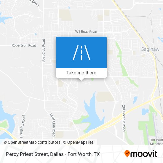 Percy Priest Street map