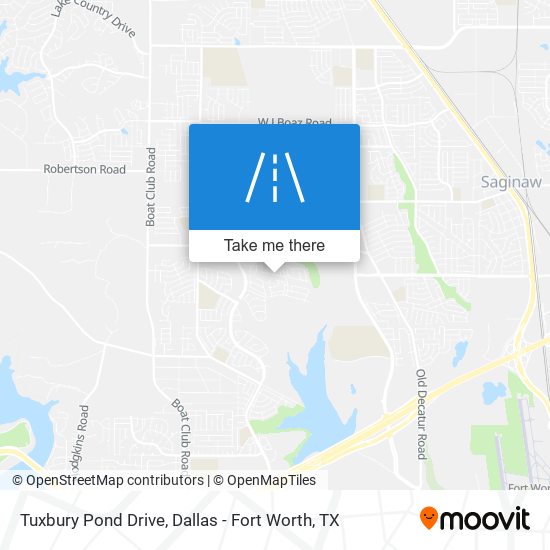 Tuxbury Pond Drive map