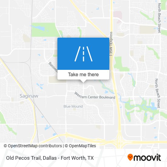 Mapa de Old Pecos Trail