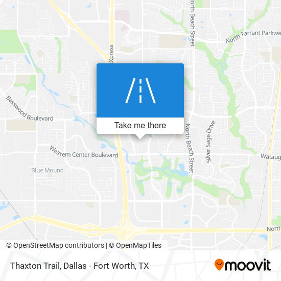 Thaxton Trail map