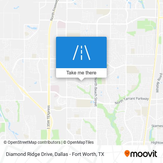 Mapa de Diamond Ridge Drive