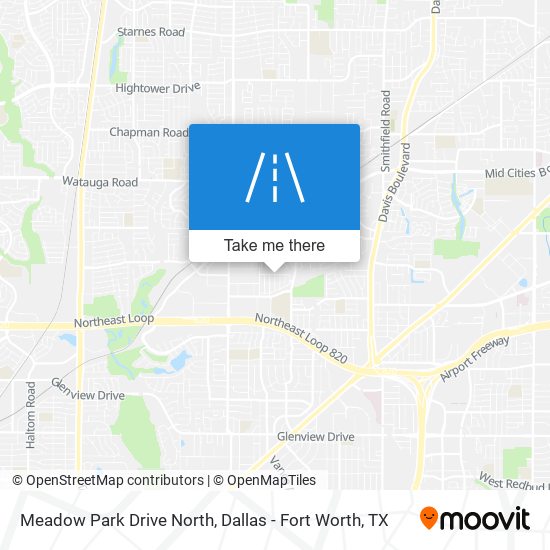 Mapa de Meadow Park Drive North