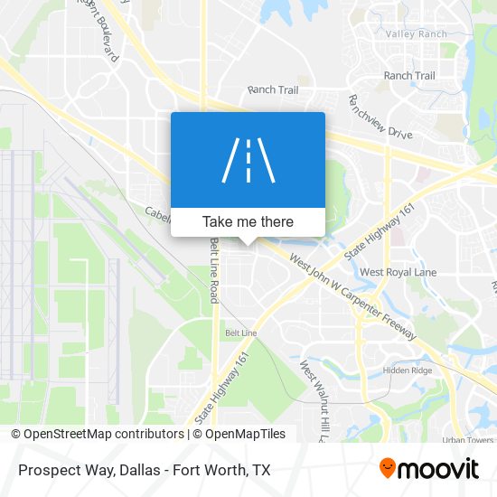 Prospect Way map