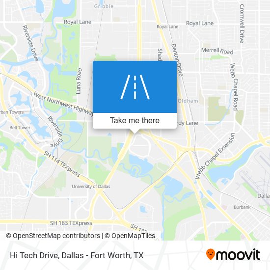 Hi Tech Drive map