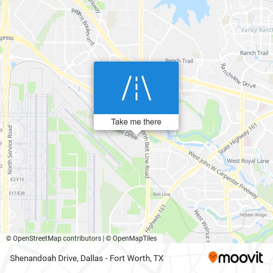 Mapa de Shenandoah Drive