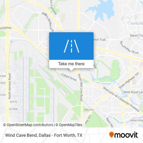 Wind Cave Bend map