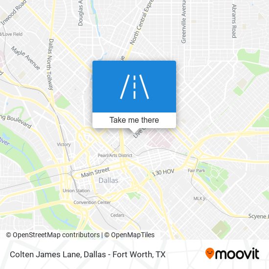 Colten James Lane map