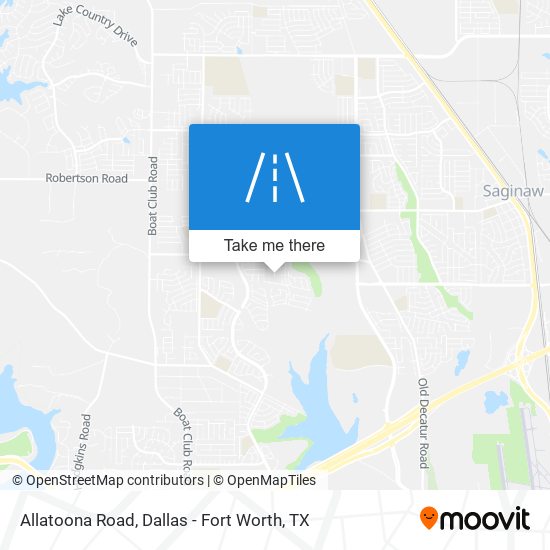 Allatoona Road map