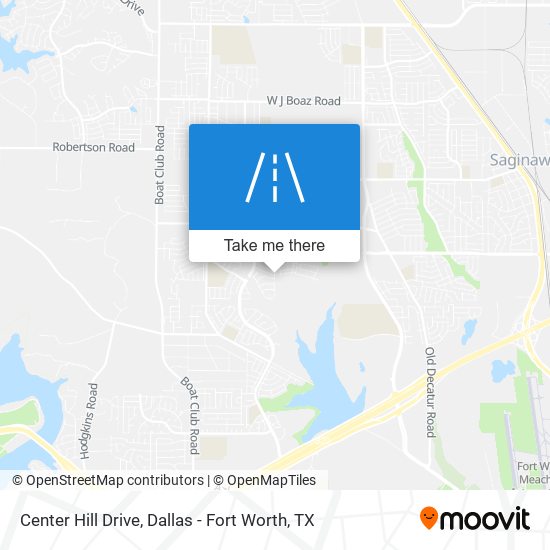 Mapa de Center Hill Drive