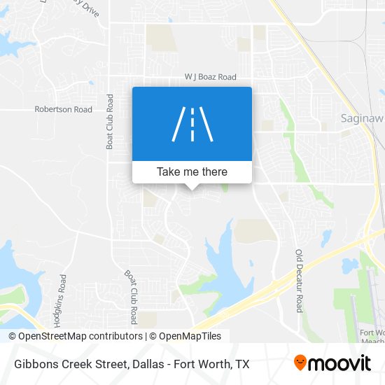 Gibbons Creek Street map
