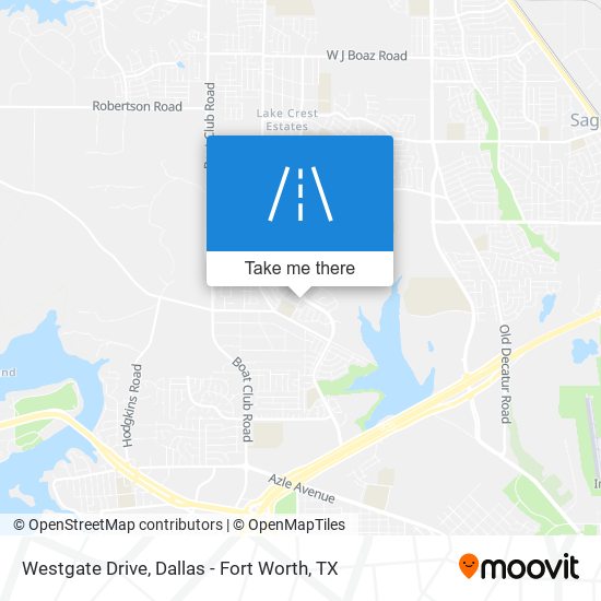 Westgate Drive map