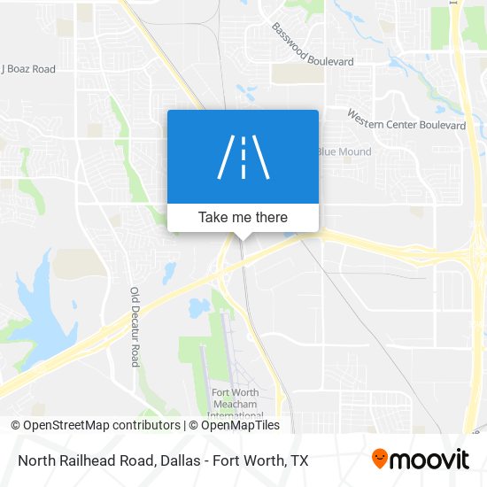 Mapa de North Railhead Road