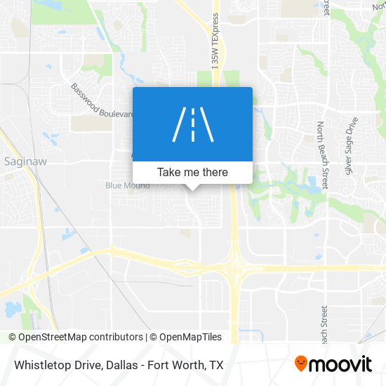 Whistletop Drive map