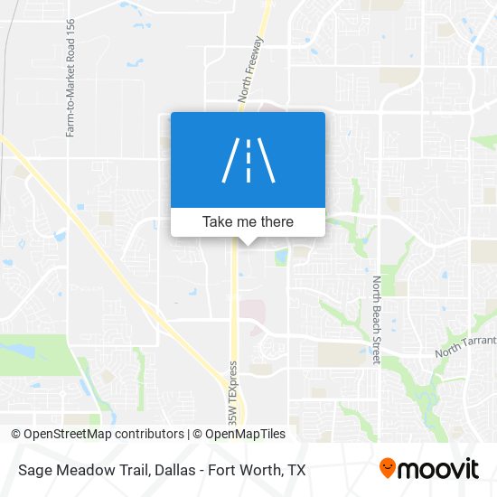 Sage Meadow Trail map