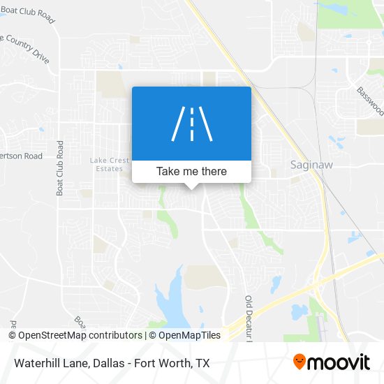 Mapa de Waterhill Lane