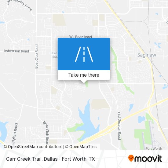 Carr Creek Trail map