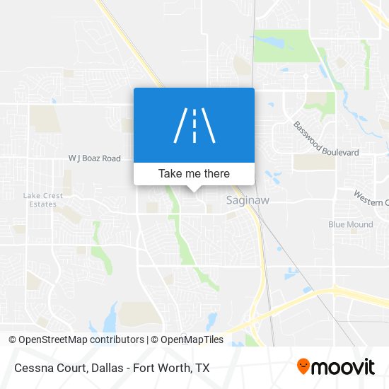 Cessna Court map