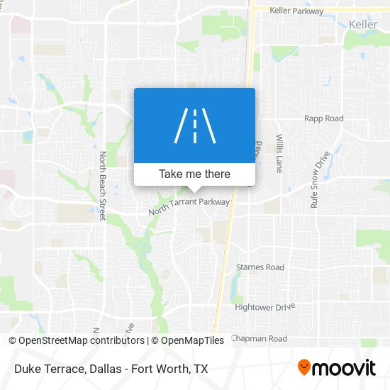 Duke Terrace map