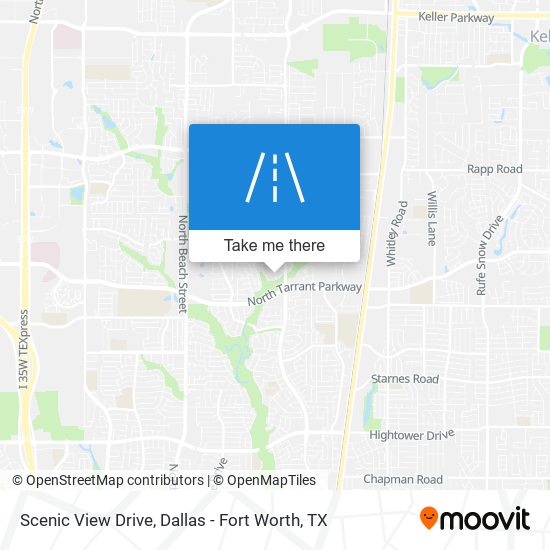 Scenic View Drive map