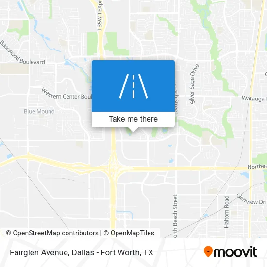 Fairglen Avenue map