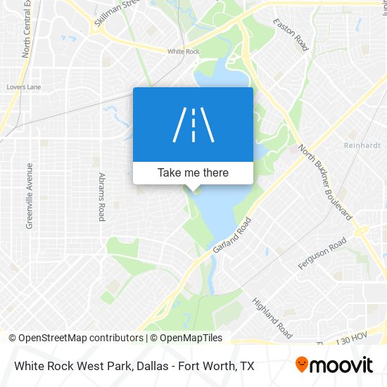 Mapa de White Rock West Park