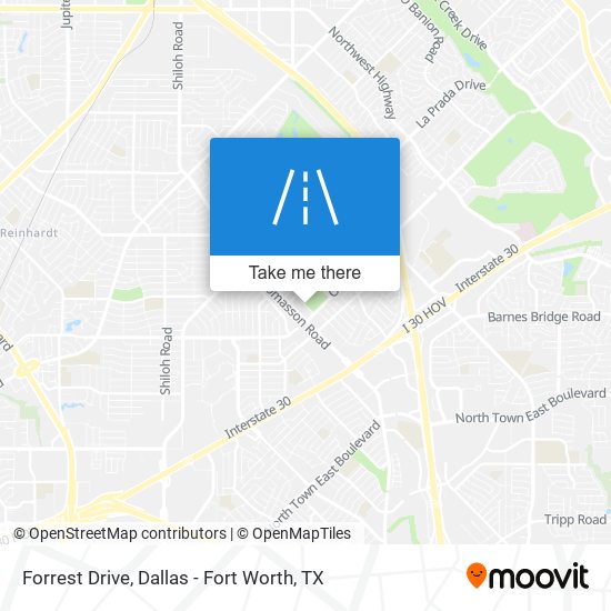 Forrest Drive map