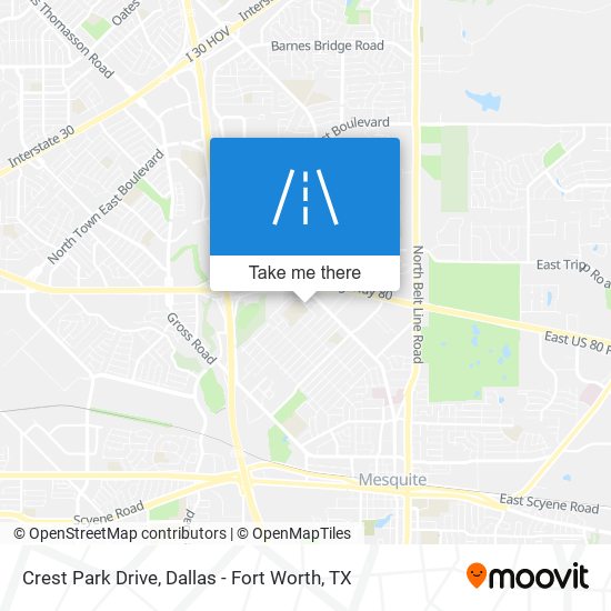 Mapa de Crest Park Drive