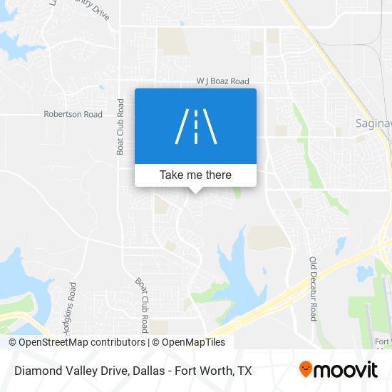 Mapa de Diamond Valley Drive