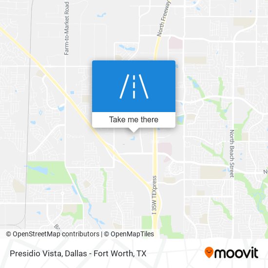 Presidio Vista map