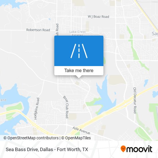 Sea Bass Drive map