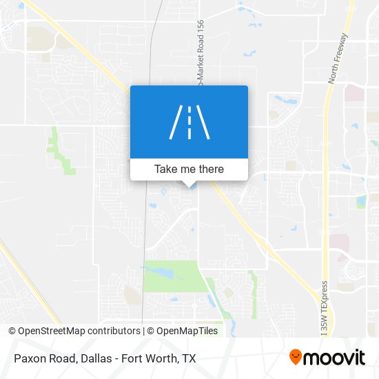 Paxon Road map