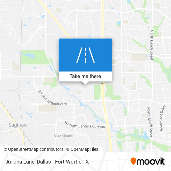 Ankina Lane map