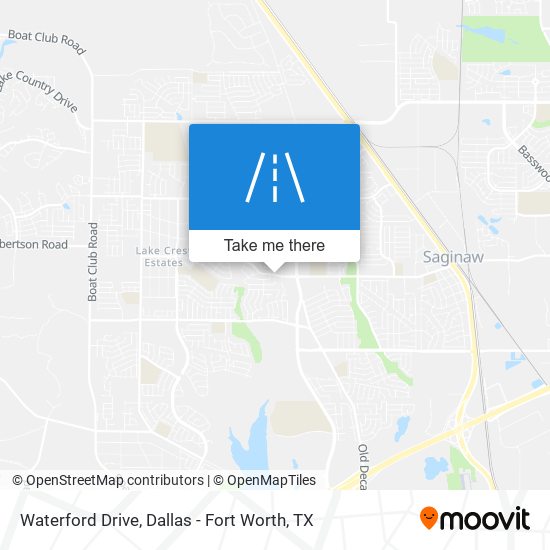 Waterford Drive map