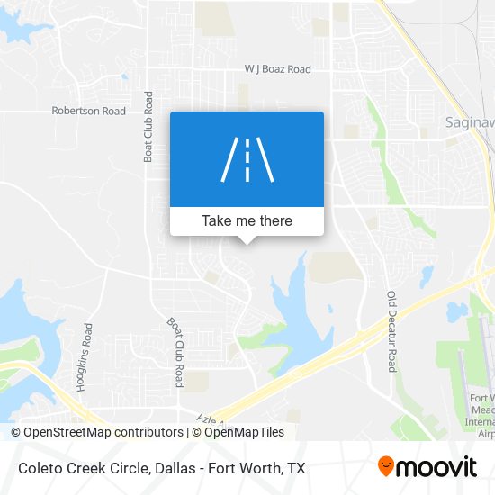 Mapa de Coleto Creek Circle