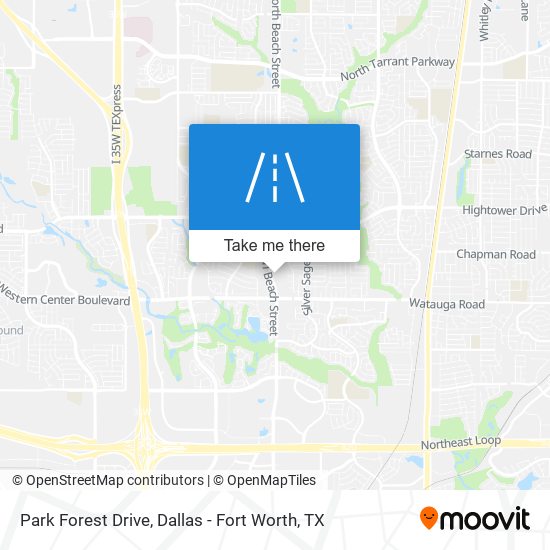 Mapa de Park Forest Drive