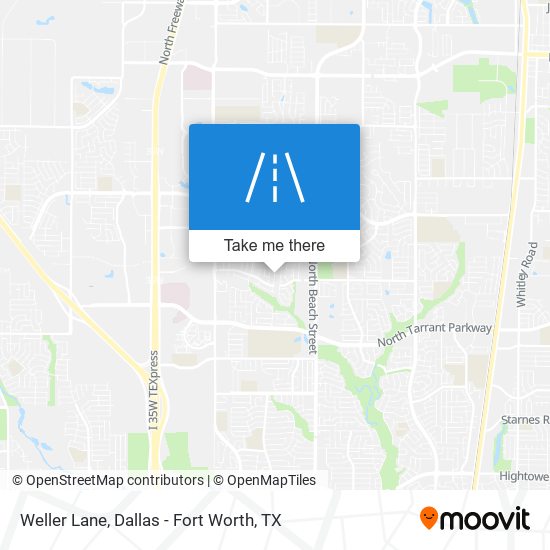 Weller Lane map