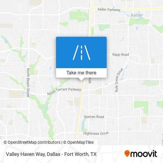Valley Haven Way map