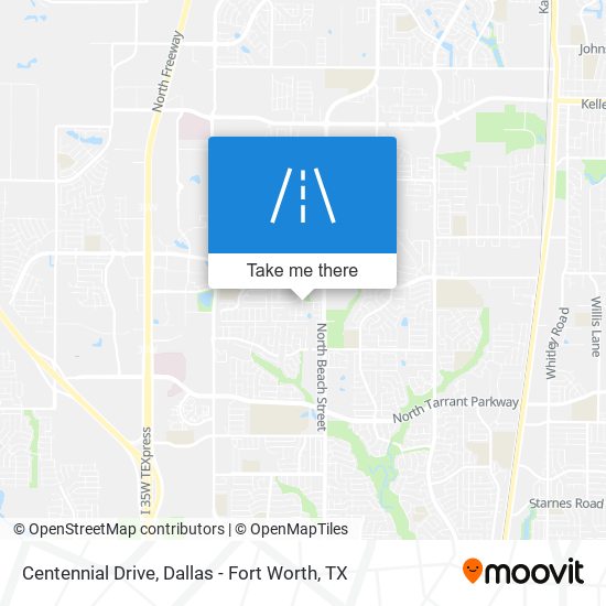 Mapa de Centennial Drive