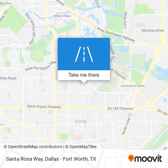 Santa Rosa Way map