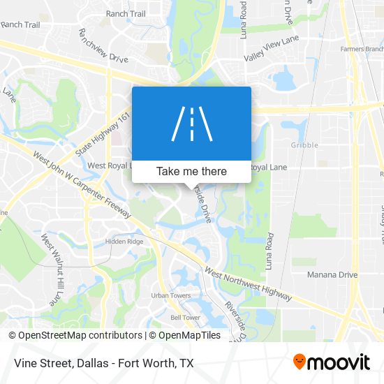 Vine Street map