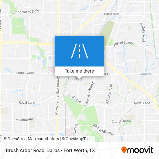 Mapa de Brush Arbor Road