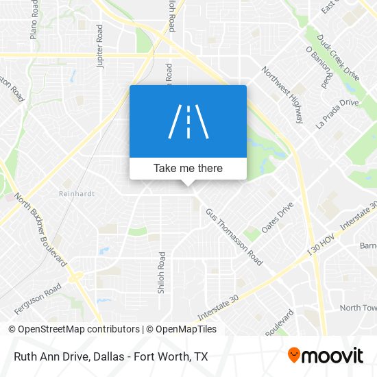 Ruth Ann Drive map