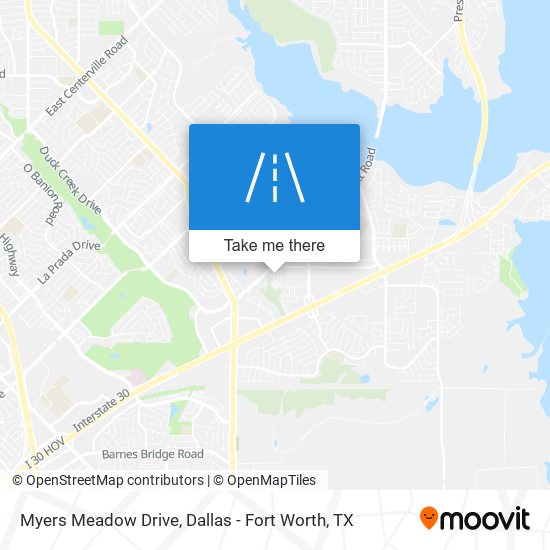 Myers Meadow Drive map