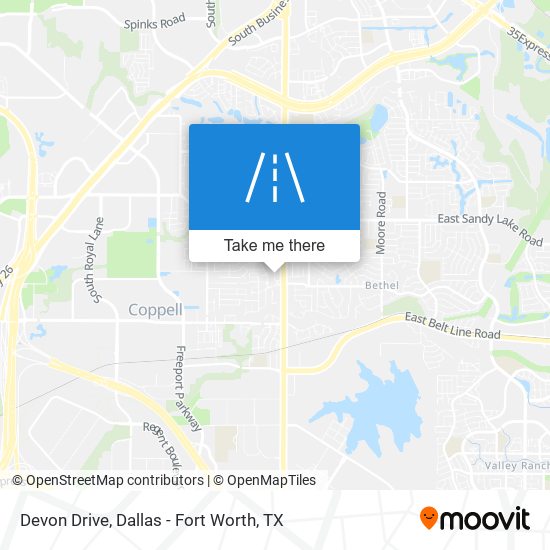Devon Drive map