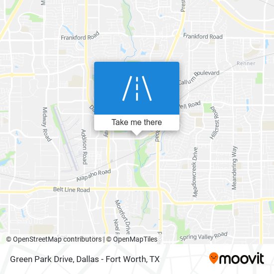 Mapa de Green Park Drive