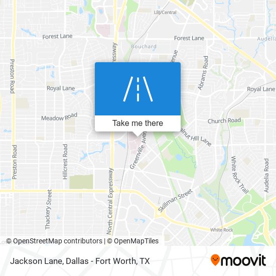 Jackson Lane map