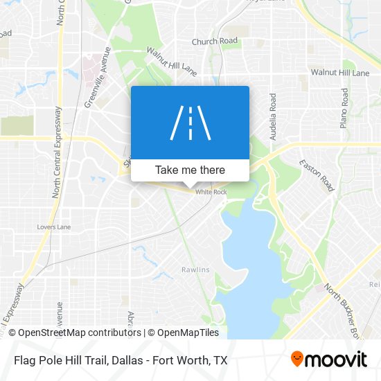 Flag Pole Hill Trail map