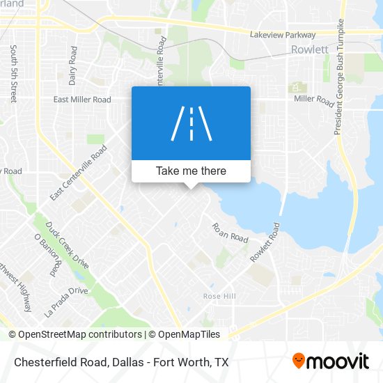 Chesterfield Road map